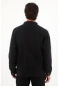 Tennis Chaqueta En Denim Con Costuras Decorativas Negra Para Hombre de Tennis