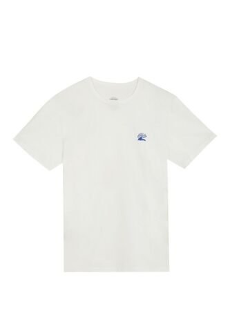Tennis Camiseta Blanca Regular Fit Con Mini Print Para Hombre Tennis