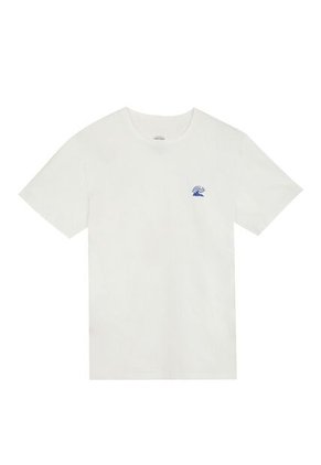 Tennis Camiseta Blanca Regular Fit Con Mini Print Para Hombre