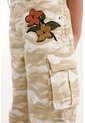 Pantalón Horseshoe Con Bordado De Flores Crudo Para Niña de Tennis