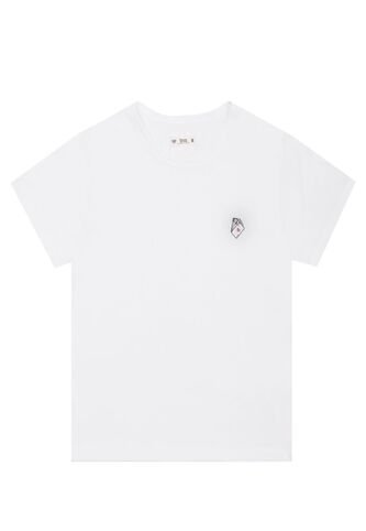 Tennis Camiseta Blanca Con Estampado Para Mujer Tennis