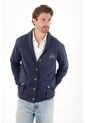 Tennis Buzo En Burda Con Botones Azul Para Hombre de Tennis
