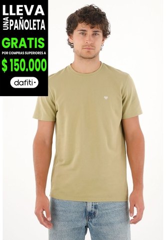 Camiseta En Tela Piqué Verde Para Hombre Tennis