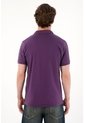 Tennis Polo Slim Fit Morada Licra Para Hombre de Tennis