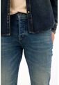Tennis Jean Skinny Cinco Bolsillos Azul Para Hombre de Tennis