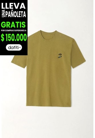Camiseta En Jersey Flamé Verde Para Hombre Tennis