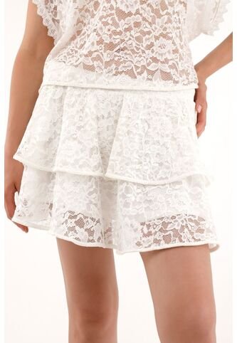 Tennis Falda En Encaje Con Boleros Para Mujer Tennis