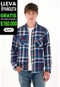 Tennis Camisa Manga Larga Con Diseño A Cuadros Multicolor Con Textura Lisa Para Hombre de Tennis
