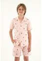 Camisa Tipo Bowling Rosada Con Bordado De Veleros Para Niño de Tennis