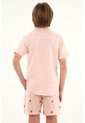 Camisa Tipo Bowling Rosada Con Bordado De Veleros Para Niño de Tennis