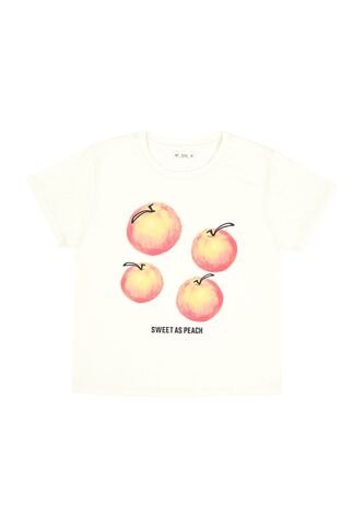 Tennis Camiseta Crudo Con Estampado Frontal Para Mujer Tennis