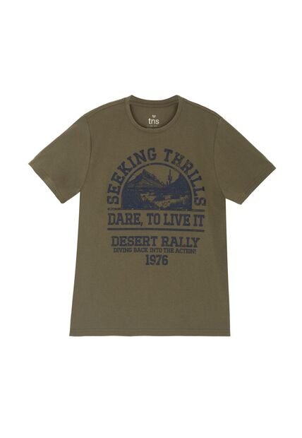 Tennis Camiseta Clásica Verde Para Hombre