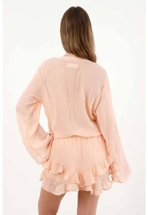 Tennis Vestido Corto Con Boleros Naranja Para Mujer