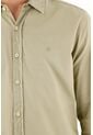 Tennis Camisa De Tela Oxford Manga Larga Verde Para Hombre de Tennis