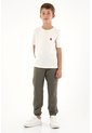Camiseta Con Bordado Localizado Crudo Para Niño de Tennis