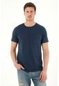 Tennis Camiseta Azul Con Bolsillo De Parche Para Hombre de Tennis