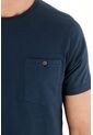 Tennis Camiseta Azul Con Bolsillo De Parche Para Hombre de Tennis