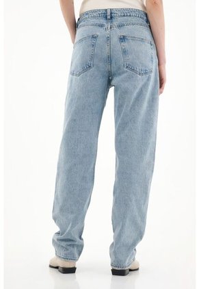 Tennis Jean Recto De Tiro Bajo Clásico Para Mujer