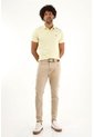 Tennis Polo Slim Fit Amarilla Licra Para Hombre de Tennis