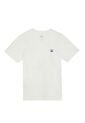 Tennis Camiseta Blanca Regular Fit Con Mini Print Para Hombre de Tennis