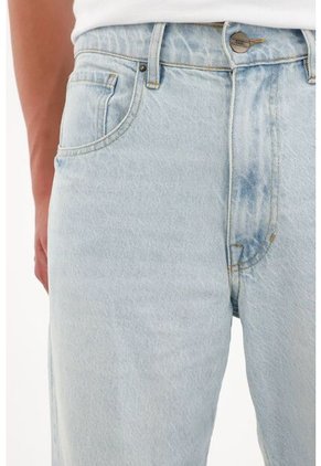 Tennis Jean Loose Fit Tiro Medio Azul Claro Para Hombre