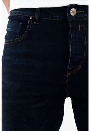 Tennis Jean Super Skinny Azul Oscuro Para Hombre