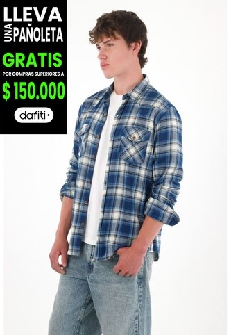 Tennis Camisa Manga Larga Con Diseño A Cuadros Para Hombre Tennis