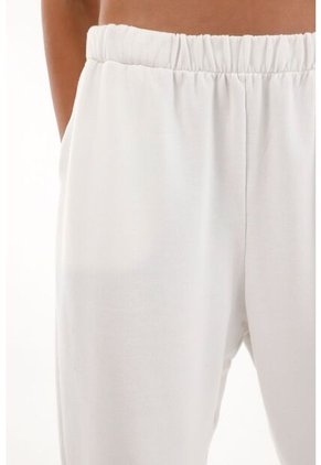 Tennis Pantalón De Pijama Tipo Jogger Crudo Para Mujer