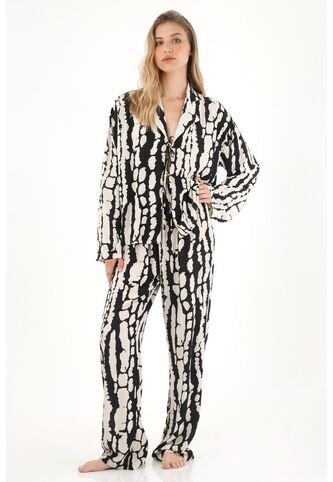 Tennis Pijama De Pantalón Con Estampado Para Mujer Tennis