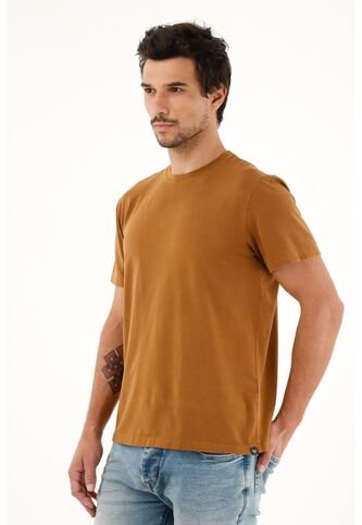 Tennis Camiseta En Tela Licrada Café Para Hombre Tennis