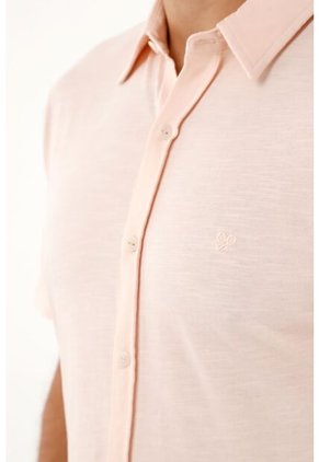 Camiseta Rosada En 100% Algodón Para Hombre