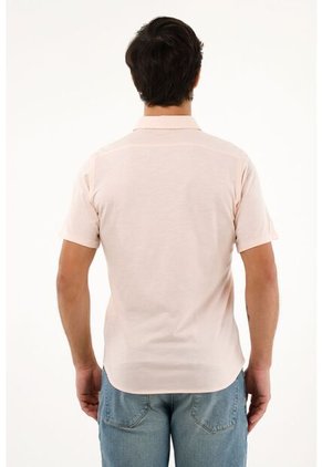 Camiseta Rosada En 100% Algodón Para Hombre