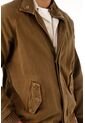 Tennis Chaqueta Café Tipo Bomber Para Hombre de Tennis