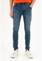 Jean Silueta Super Skinny Azul Para Hombre de Tennis