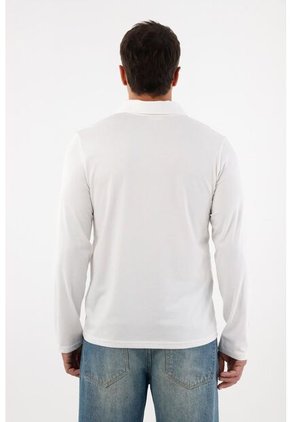 Tennis Camiseta De Cuello Polo Blanca Para Hombre