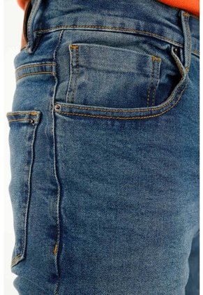 Jean Silueta Super Skinny Azul Para Hombre