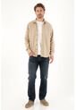 Tennis Jean Recto Con Efecto Resinado Azul Para Hombre de Tennis