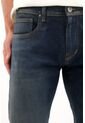 Tennis Jean Recto Con Efecto Resinado Azul Para Hombre de Tennis
