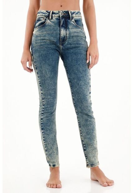 Tennis Jean Jegging Tiro Alto Con Dirty Para Mujer