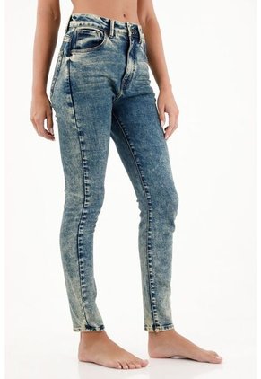 Tennis Jean Jegging Tiro Alto Con Dirty Para Mujer