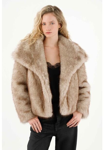 Tennis Abrigo Afelpado Café Para Mujer