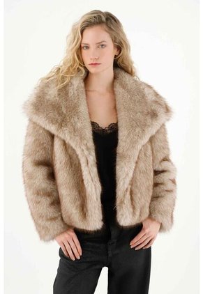 Tennis Abrigo Afelpado Café Para Mujer