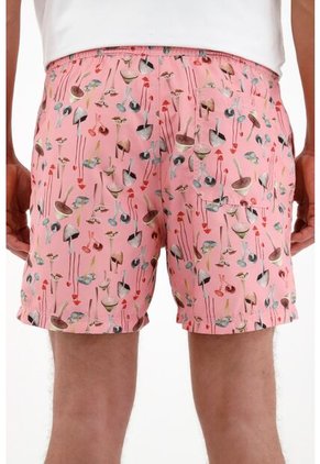 Pantaloneta De Baño Con Estampado De Hongos Para Hombre