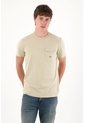 Camiseta Con Bolsillo De Tapa Café Para Hombre de Tennis