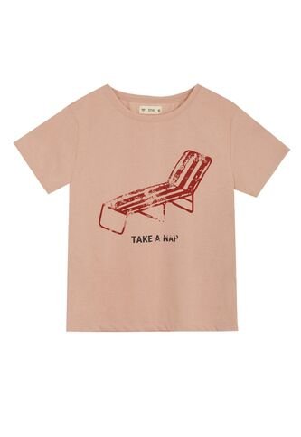 Camiseta Rosada Con Estampado Para Mujer Tennis