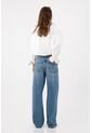 Tennis Jean Recto Con Botonadura Visible En Denim Para Mujer de Tennis