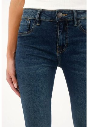 Tennis Jean Super Slim Azul Para Mujer