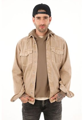 Tennis Camisa Crudo Con Estampado En Espalda Para Hombre