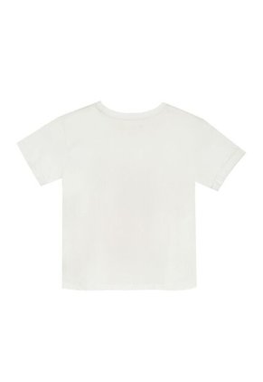 Camiseta Blanca Manga Corta Para Niña