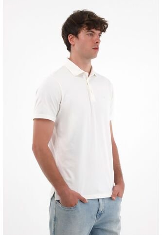 Tennis Polo Con Raqueta Bordada Crudo Para Hombre Tennis